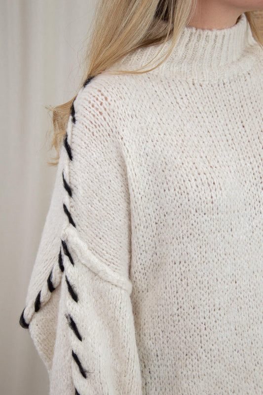 Lucca Sweater White